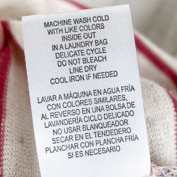 Democracy Women's Boho Paisley Mixed Print Linen Blend Blouse Size Large - Picture 9 of 9